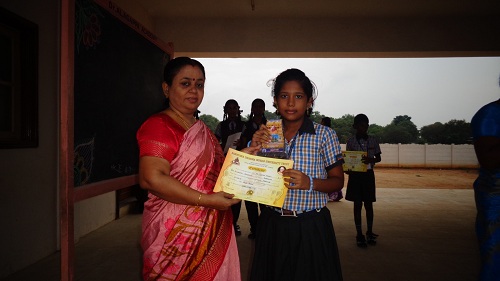 Sports day and athletic events at Alagappa Academy campus