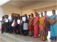 Our Students won the II prize in the folk dance and dumb show competition conducted by Rotary club of Karaikudi